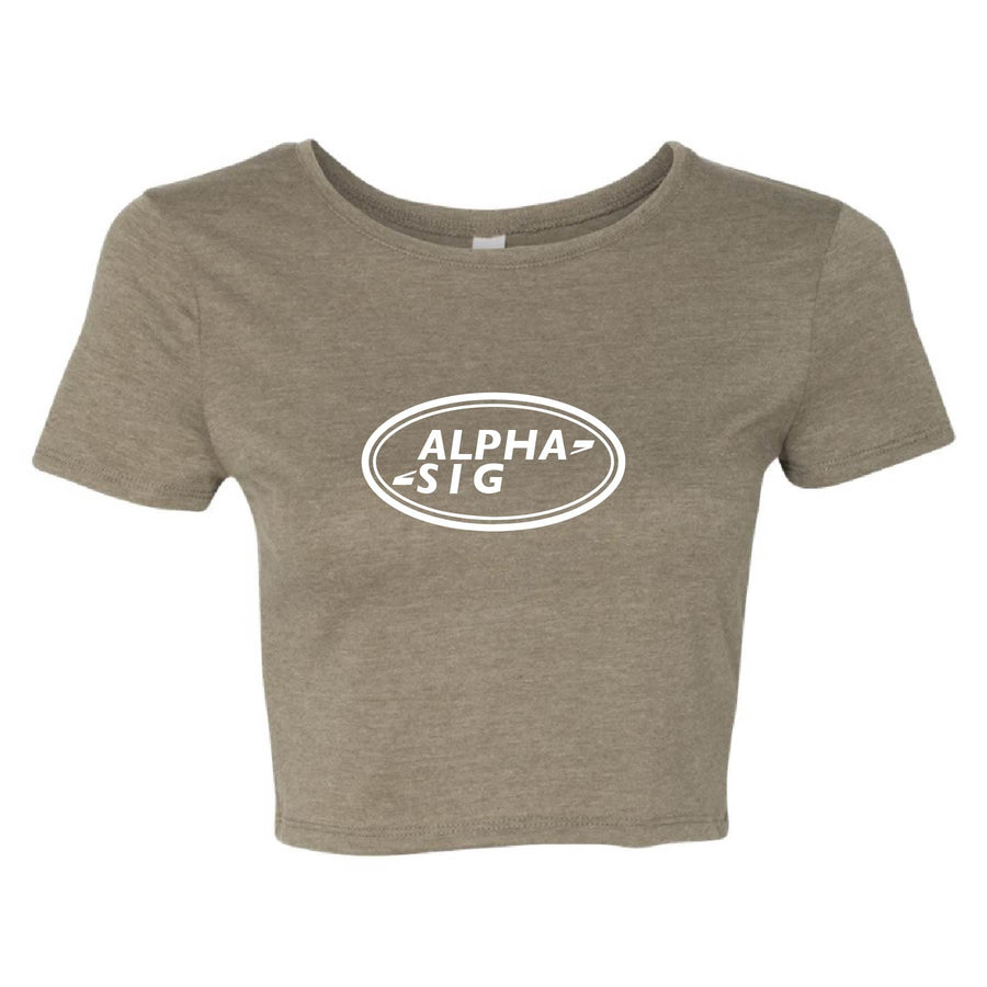 Ali & Ariel Rover Crop Top Alpha Sigma Alpha / XS/S