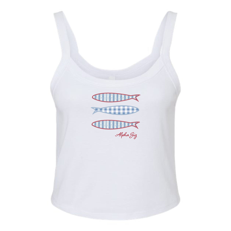 Ali & Ariel Sardine Tank Top (Copy) Alpha Sigma Alpha / XS