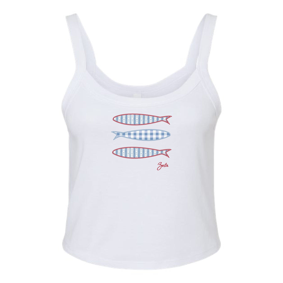 Ali & Ariel Sardine Tank Top (Copy) Zeta Tau Alpha / XS