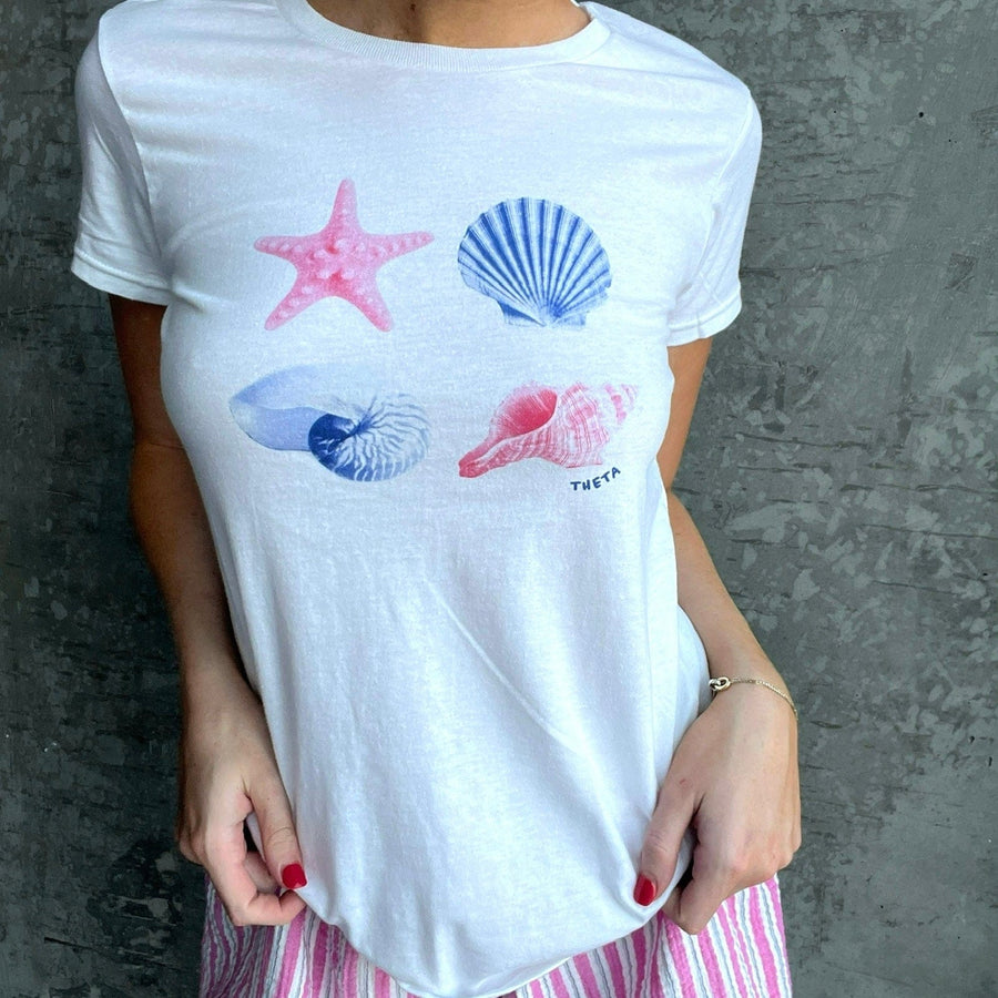 Ali & Ariel Sea Shell Baby Tee