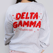 Ali & Ariel Snowflake Crewneck