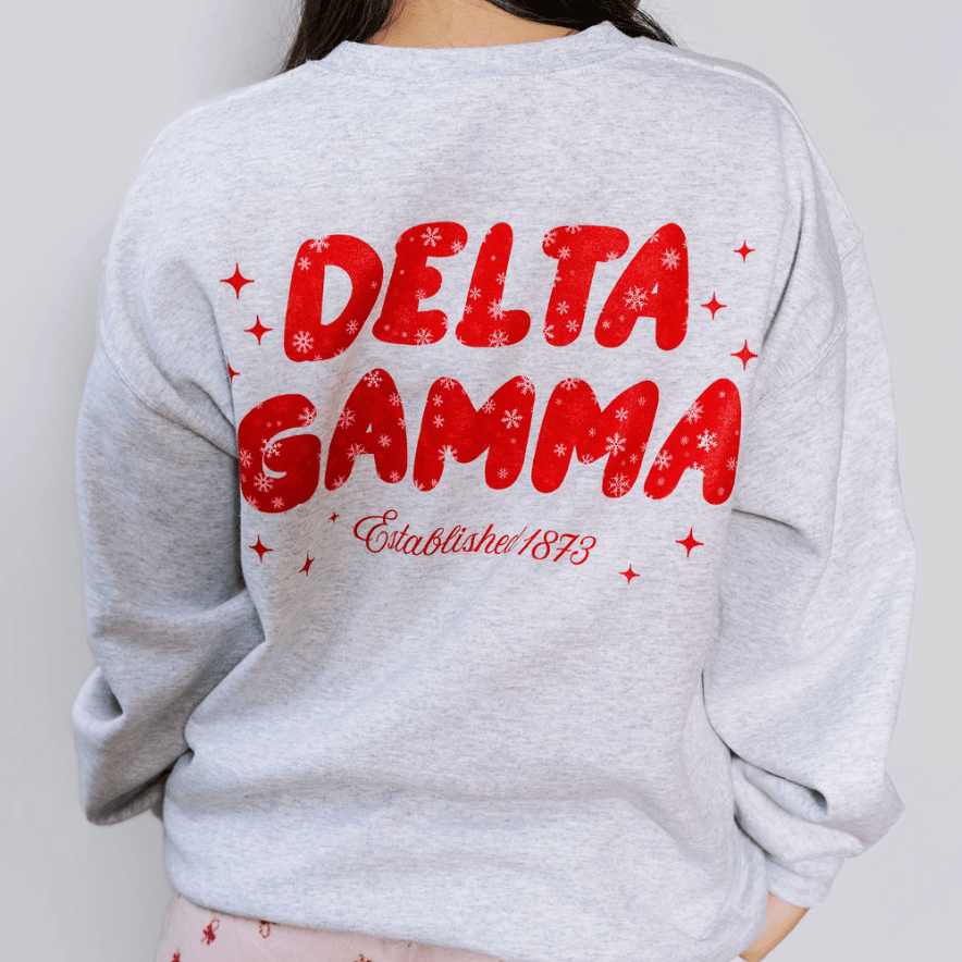 Ali & Ariel Snowflake Crewneck