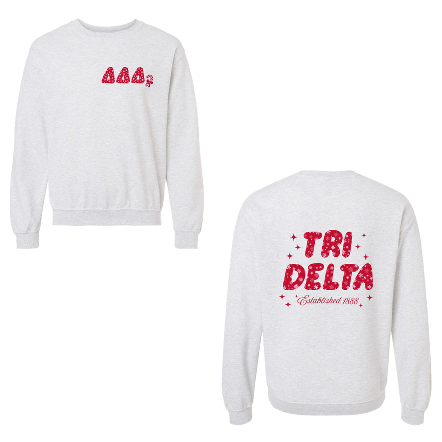 Ali & Ariel Snowflake Crewneck Delta Delta Delta / Medium