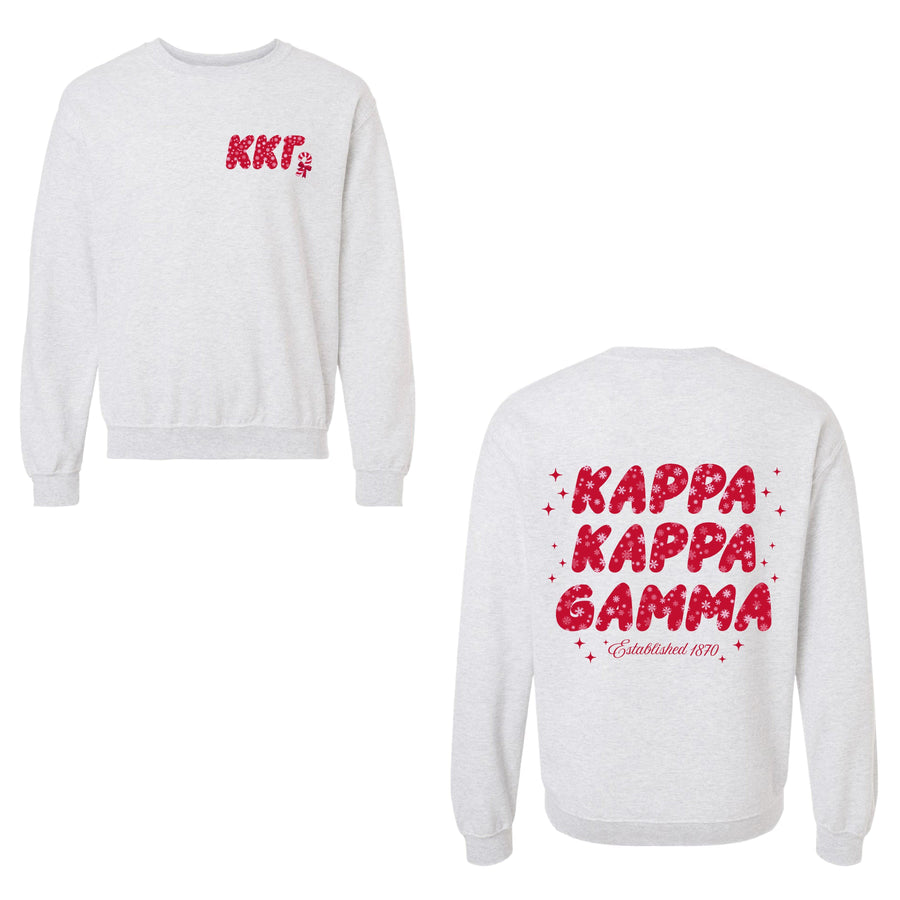 Ali & Ariel Snowflake Crewneck Kappa Kappa Gamma / Medium