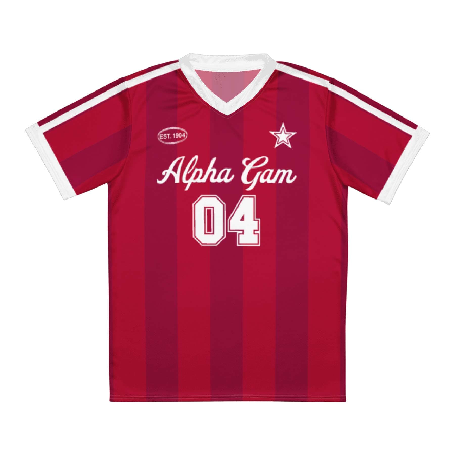 Ali & Ariel Soccer Jersey Alpha Gamma Delta / Medium