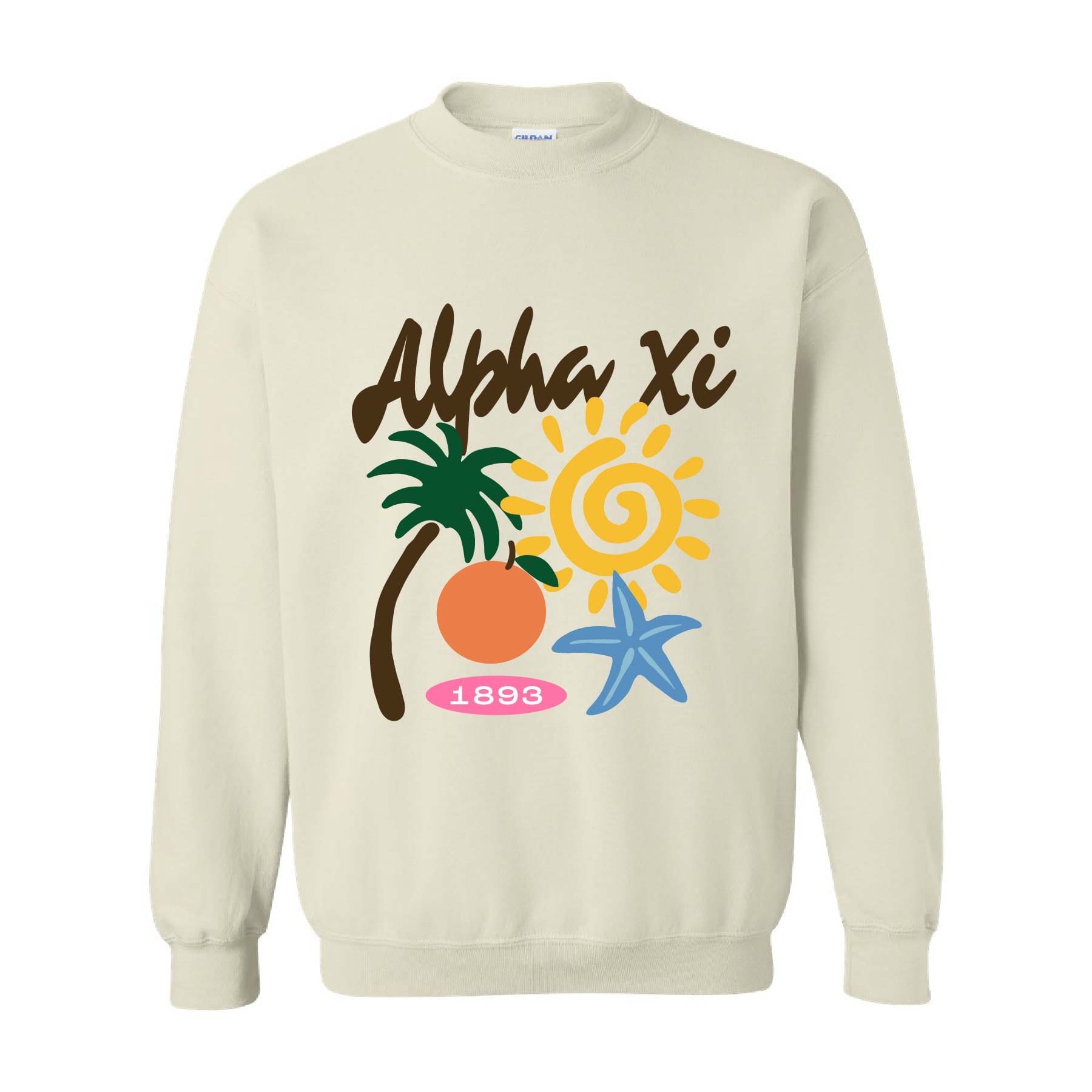 Ali & Ariel St. Barth Crewneck Alpha Xi Delta / Medium