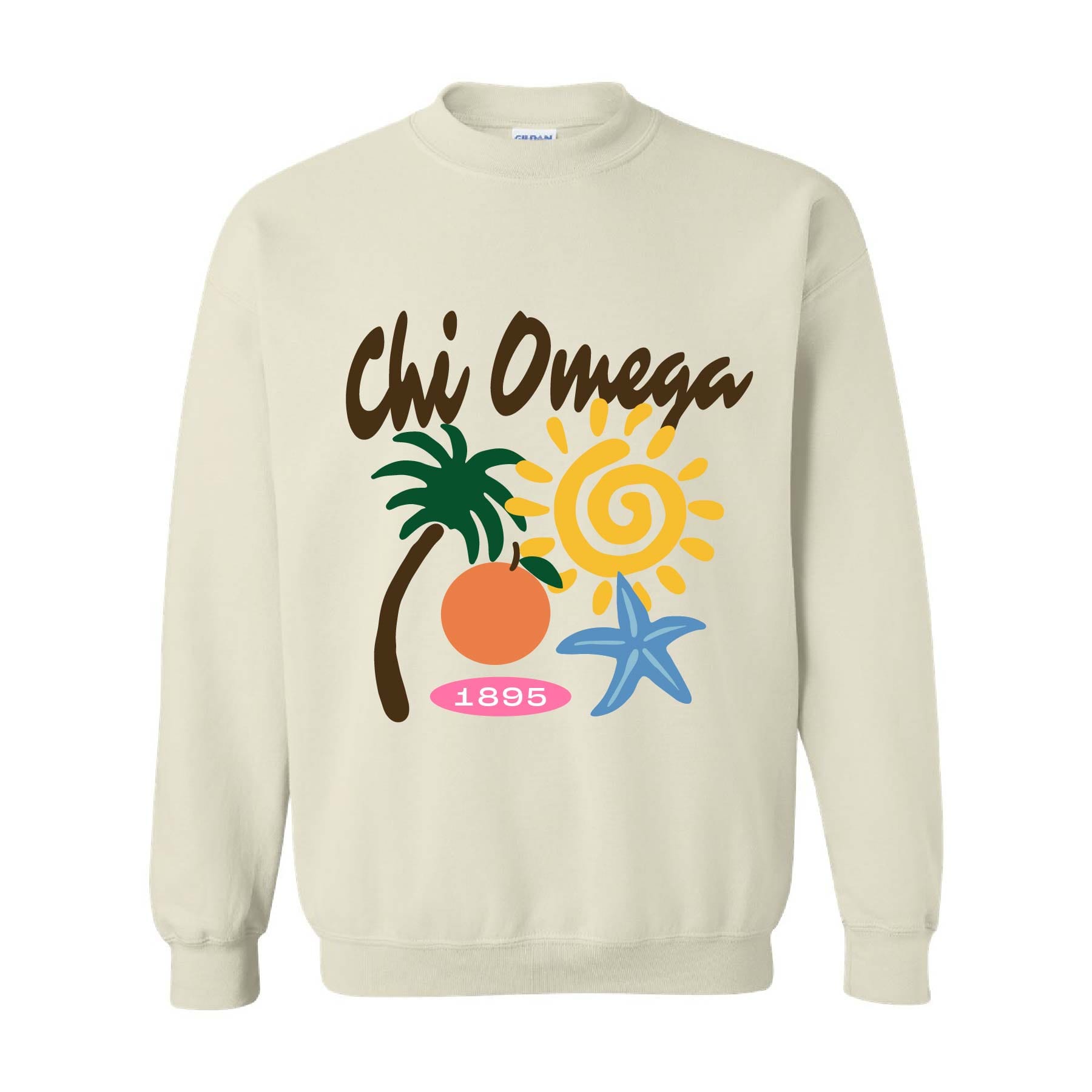 Ali & Ariel St. Barth Crewneck Chi Omega / Medium