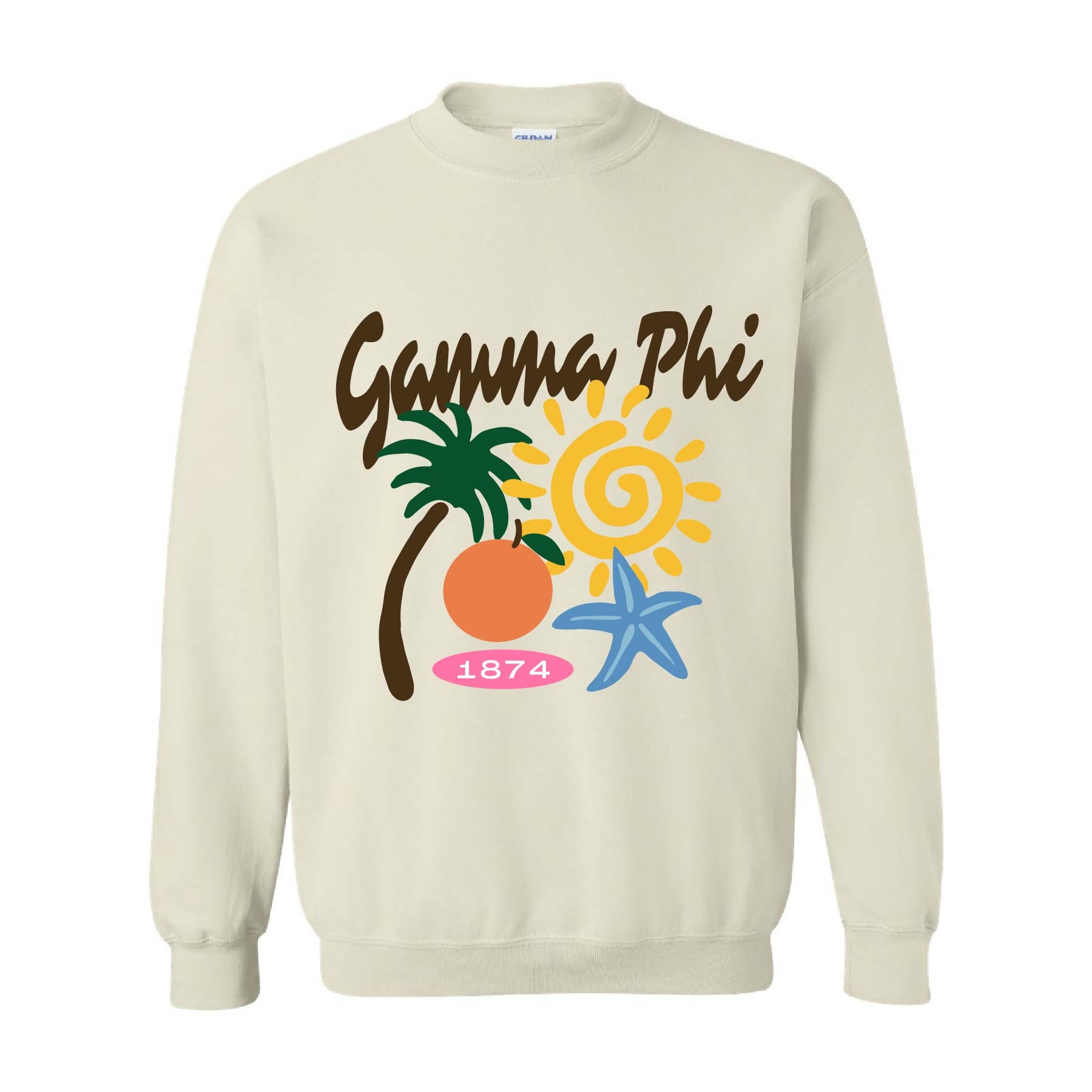 Ali & Ariel St. Barth Crewneck Gamma Phi Beta / Medium