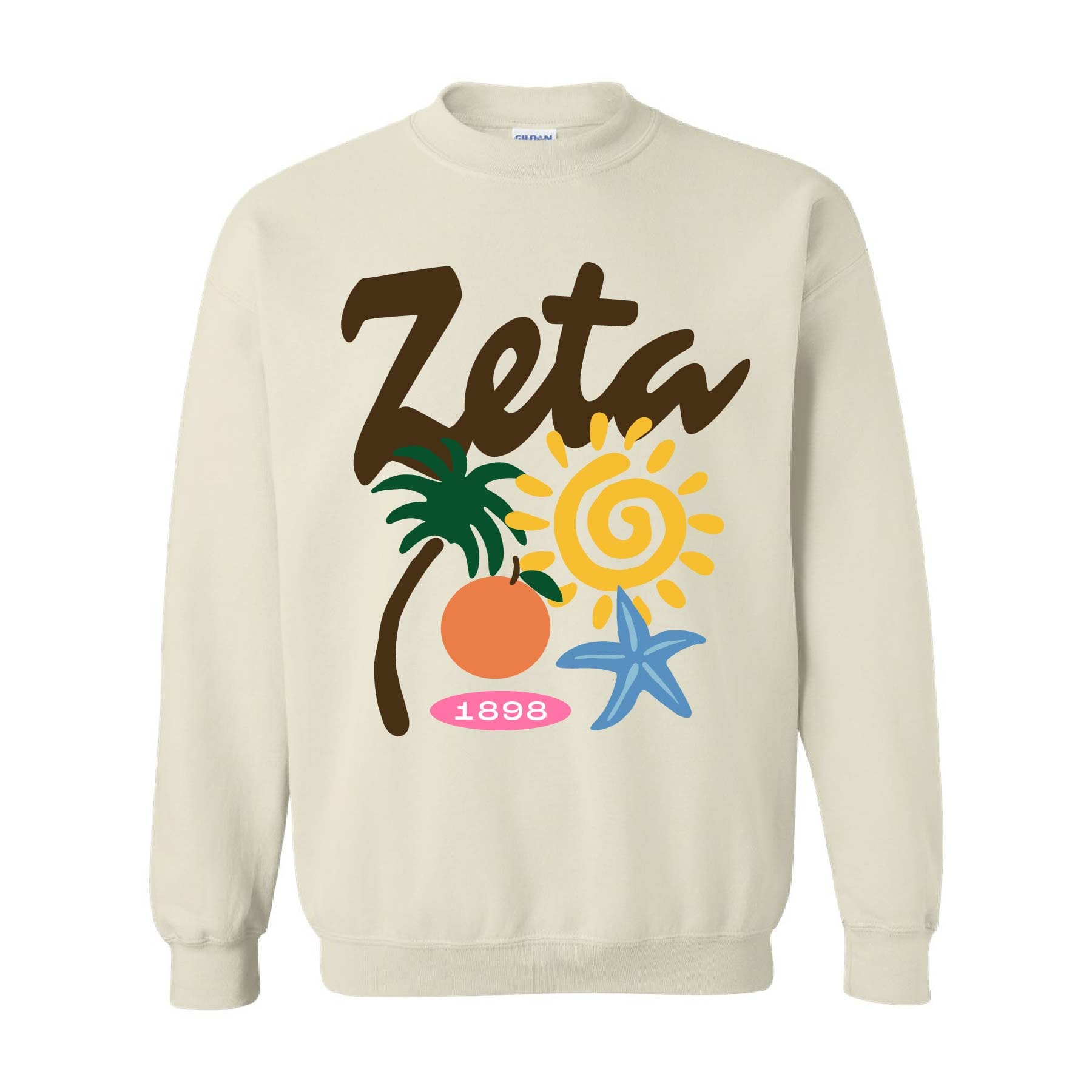 Ali & Ariel St. Barth Crewneck Zeta Tau Alpha / Medium