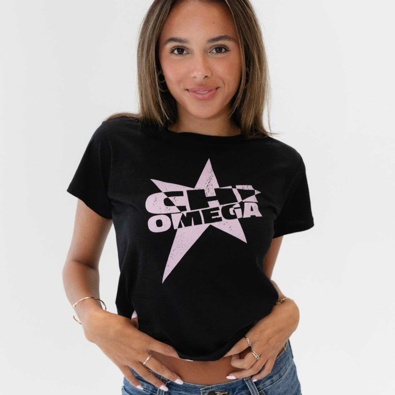 Star Burst Baby Tee - Main Image