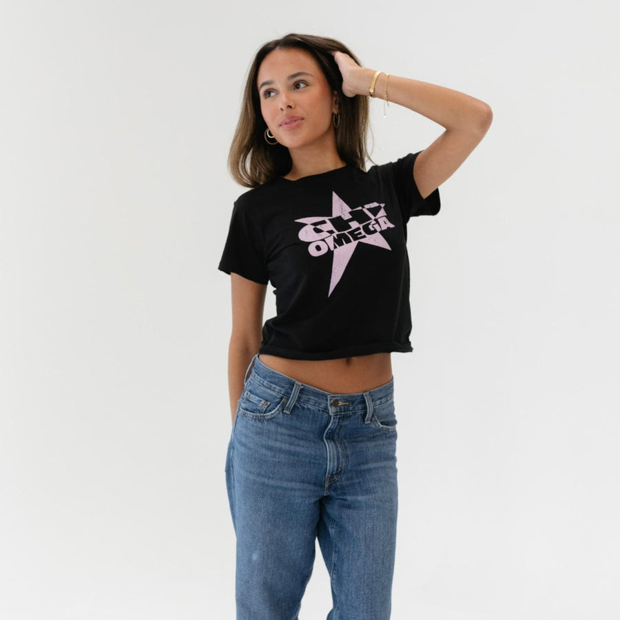 Ali & Ariel Star Burst Baby Tee