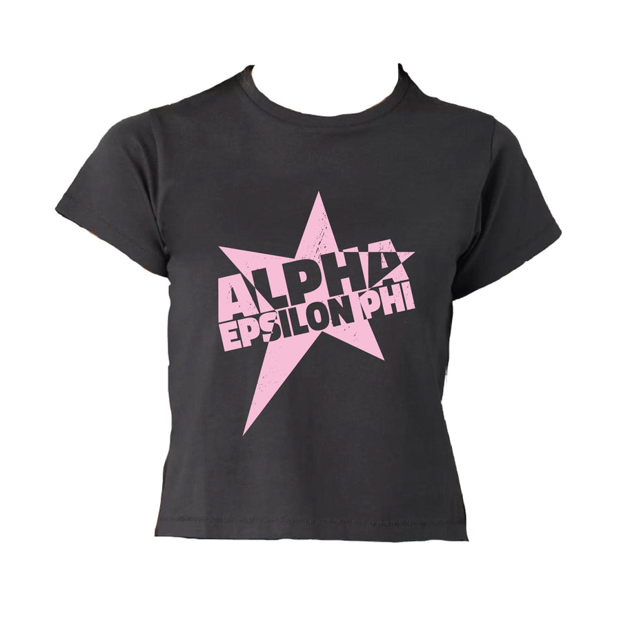 Ali & Ariel Star Burst Baby Tee Alpha Epsilon Phi / Small