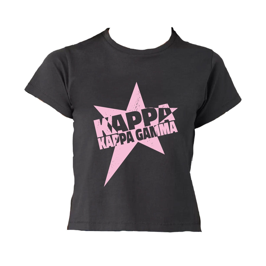 Ali & Ariel Star Burst Baby Tee Kappa Kappa Gamma / Small