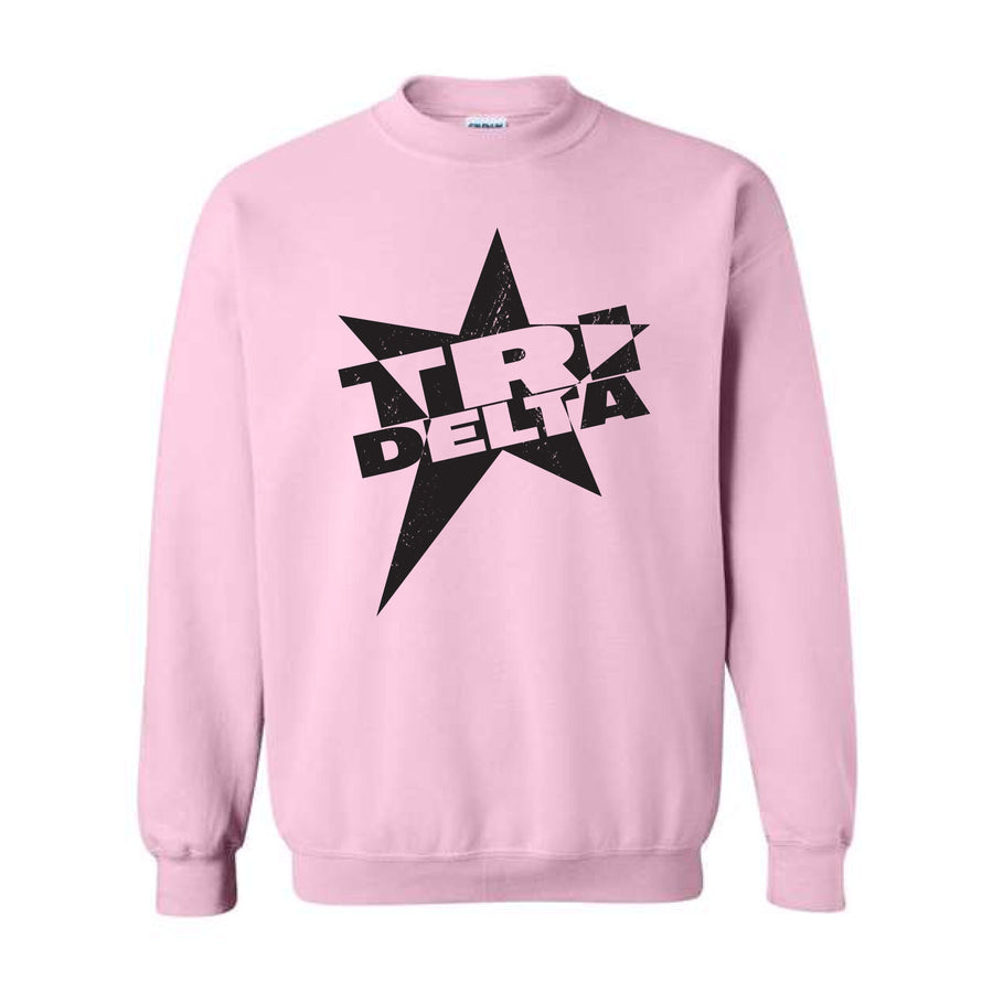 Ali & Ariel Star Burst Crewneck Delta Delta Delta / Medium