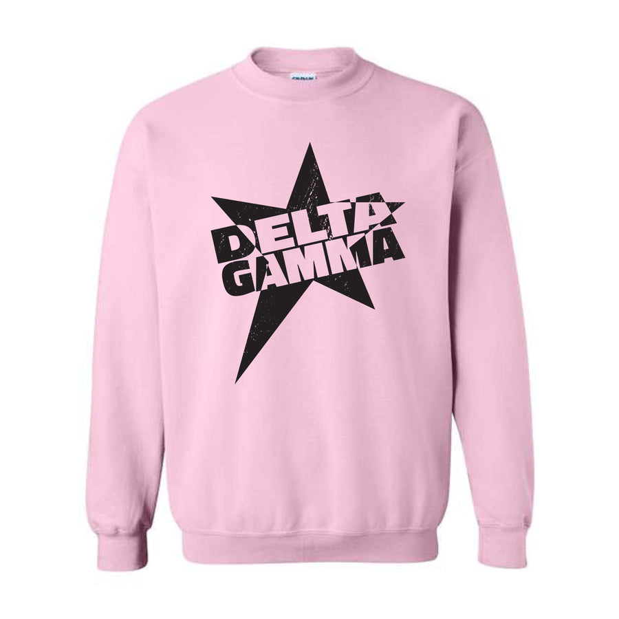 Ali & Ariel Star Burst Crewneck Delta Gamma / Medium