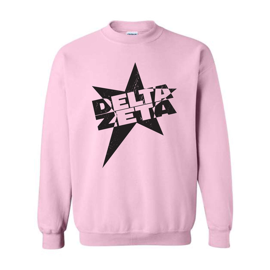 Ali & Ariel Star Burst Crewneck Delta Zeta / Medium