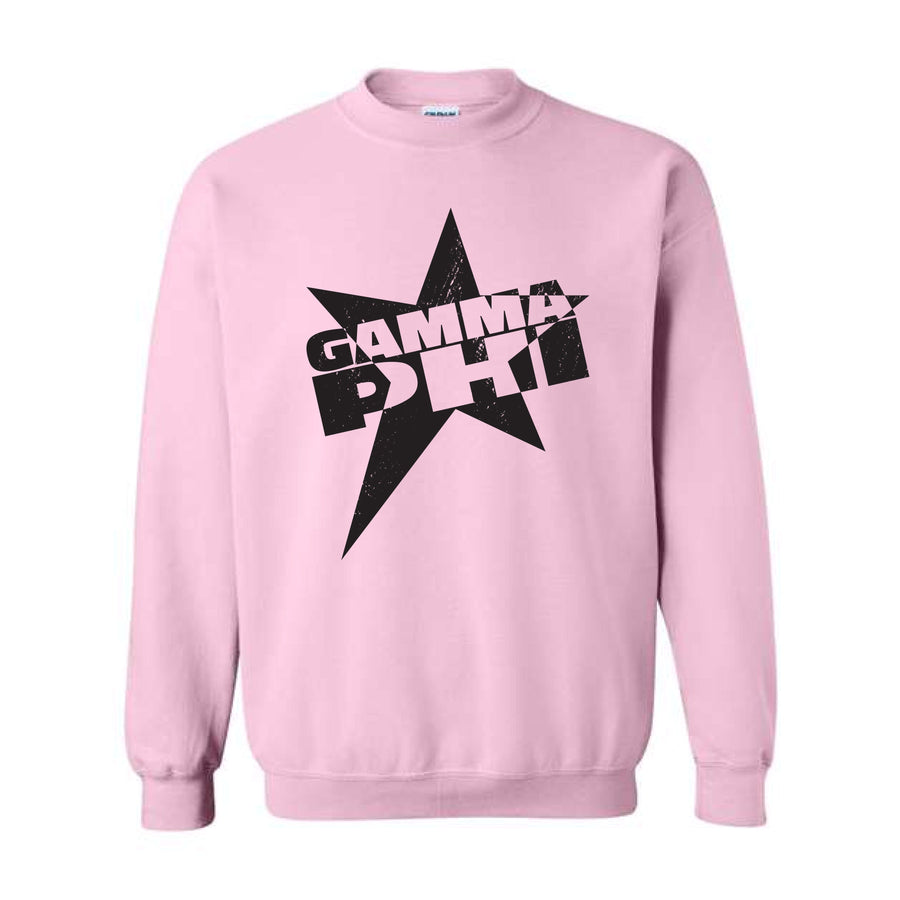 Ali & Ariel Star Burst Crewneck Gamma Phi Beta / Medium