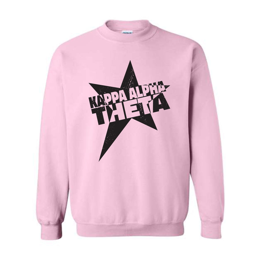 Ali & Ariel Star Burst Crewneck Kappa Alpha Theta / Medium