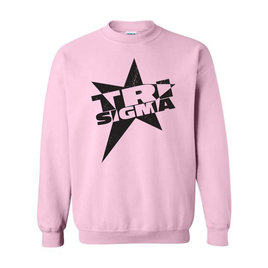 Ali & Ariel Star Burst Crewneck Sigma Sigma Sigma / Medium