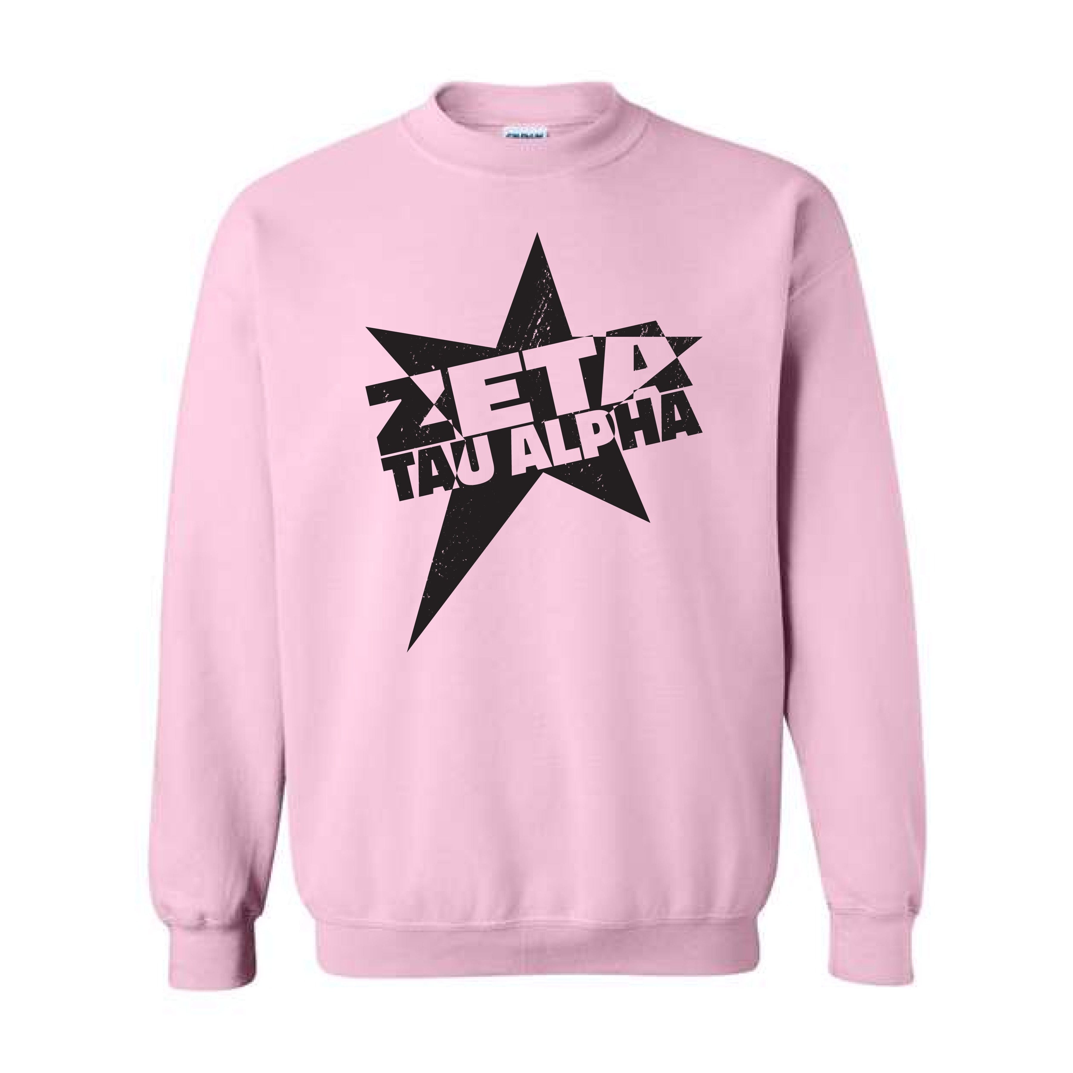 Ali & Ariel Star Burst Crewneck Zeta Tau Alpha / Medium