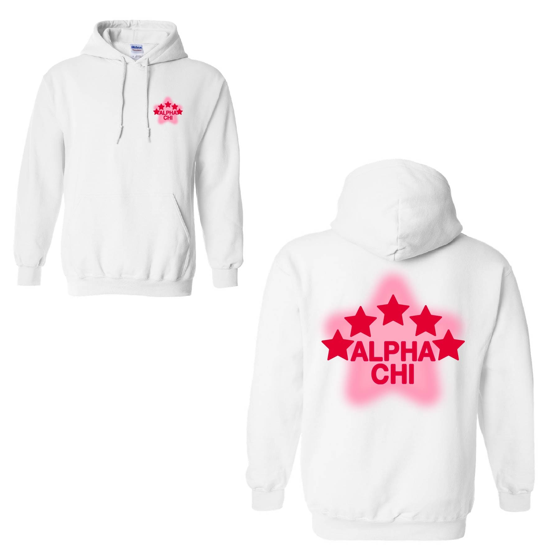 Ali & Ariel Starry Eyed Hoodie Alpha Chi Omega / Medium