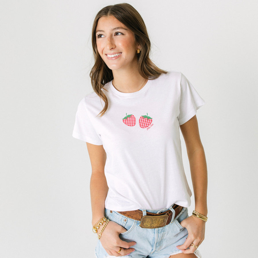 Ali & Ariel Strawberry Baby Tee