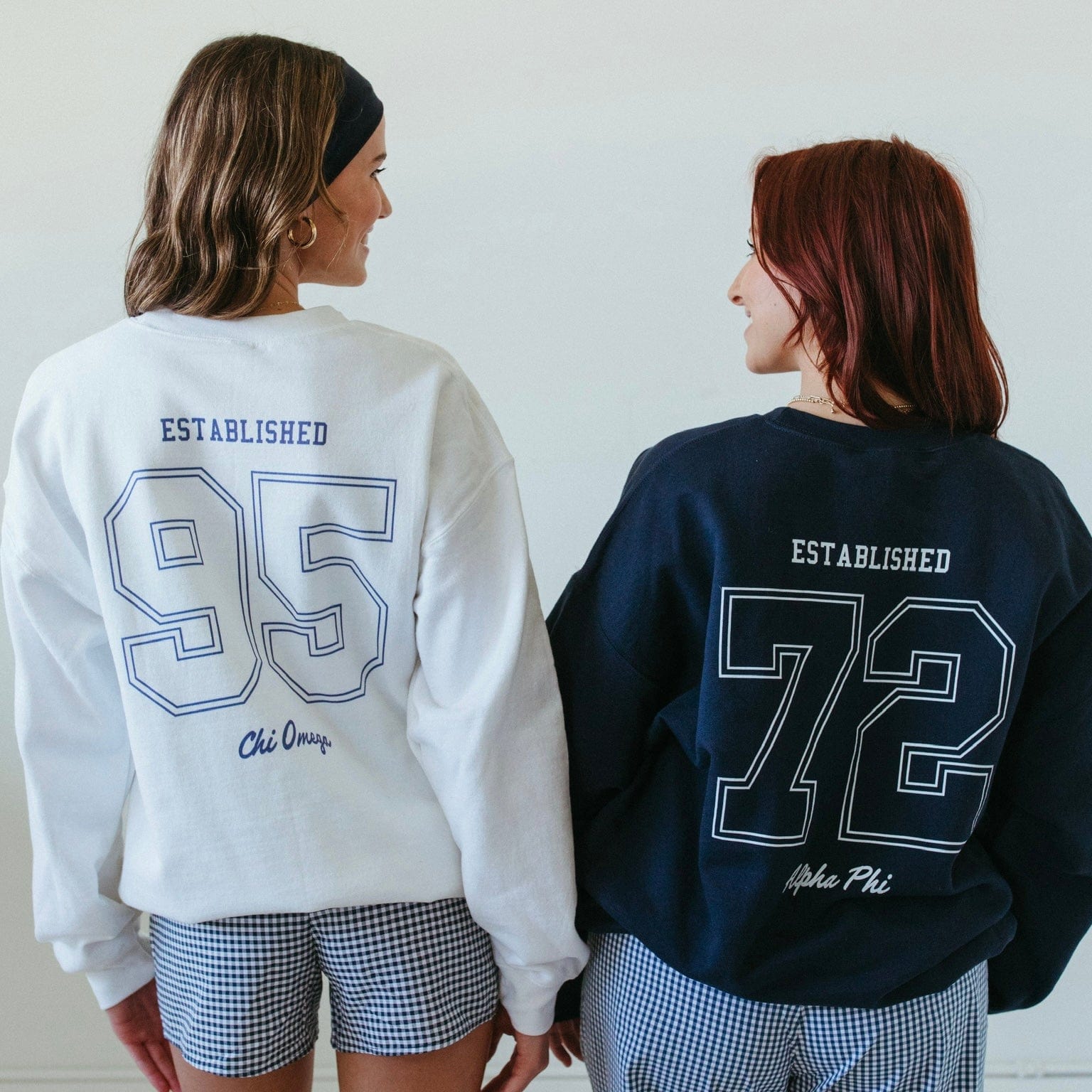 White Major League Sorority Crewneck by Ali & Ariel