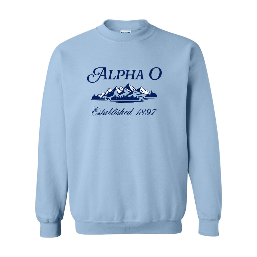 Ali & Ariel Winter Wonderland Crewneck Alpha Omicron Pi / Medium