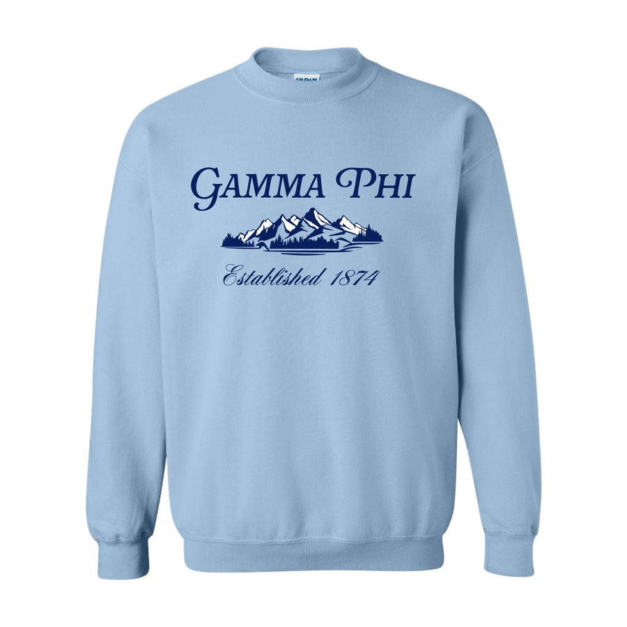 Ali & Ariel Winter Wonderland Crewneck Gamma Phi Beta / Medium