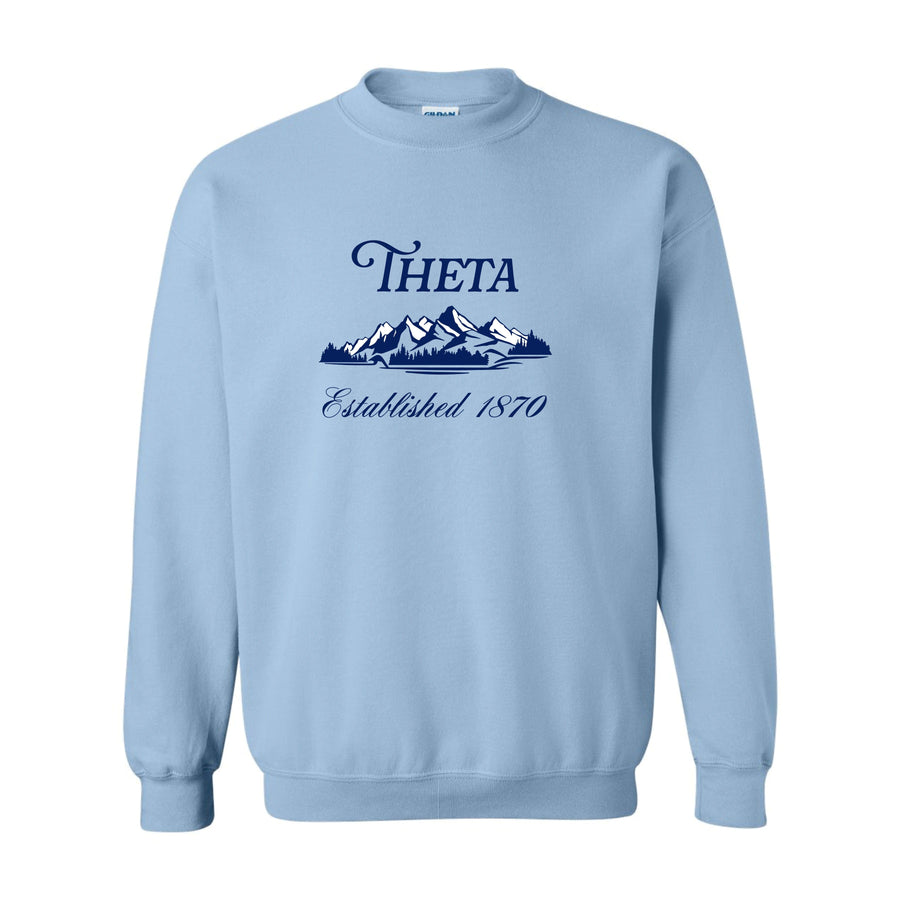 Ali & Ariel Winter Wonderland Crewneck Kappa Alpha Theta / Medium