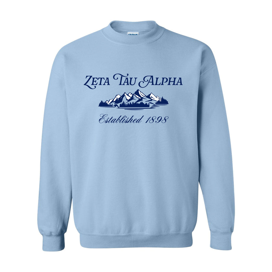 Ali & Ariel Winter Wonderland Crewneck Zeta Tau Alpha / Medium