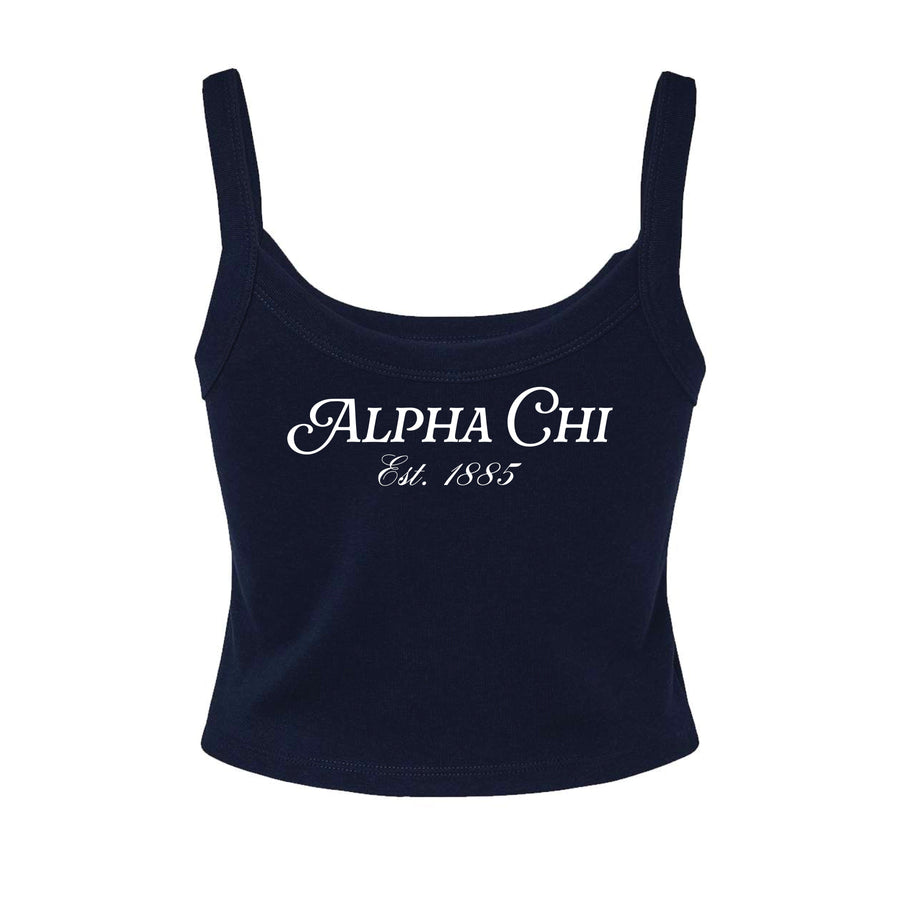 Ali & Ariel Winter Wonderland Tank Top Alpha Chi Omega / XS