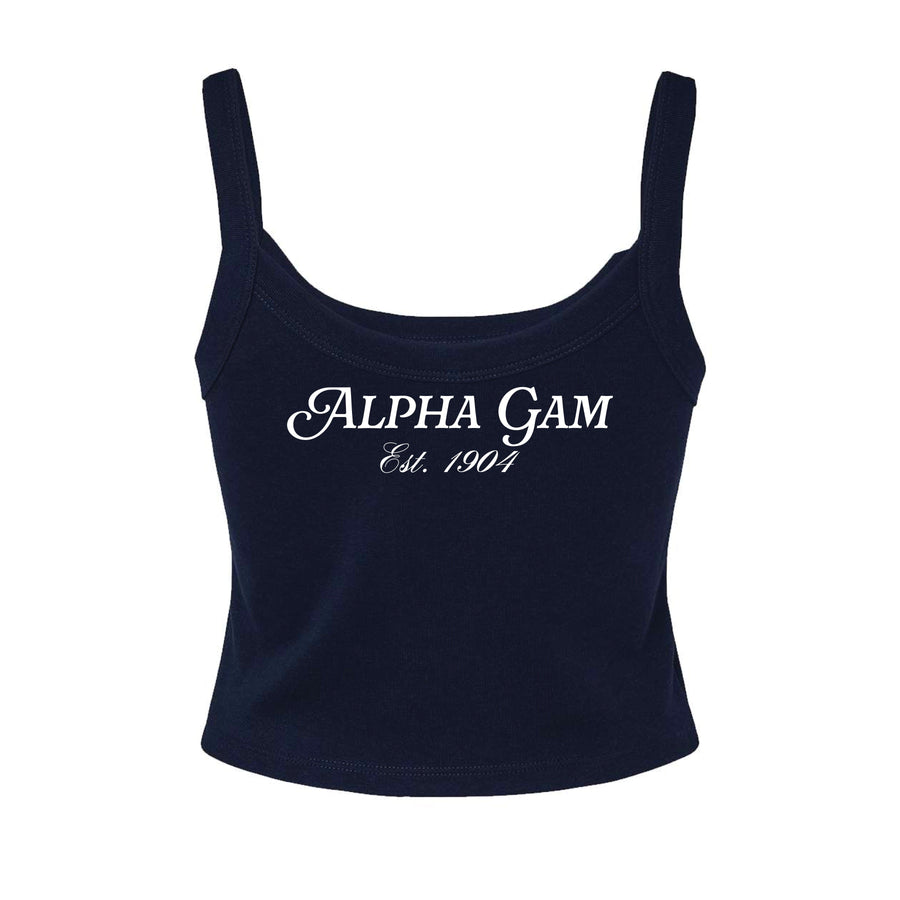 Ali & Ariel Winter Wonderland Tank Top Alpha Gamma Delta / XS