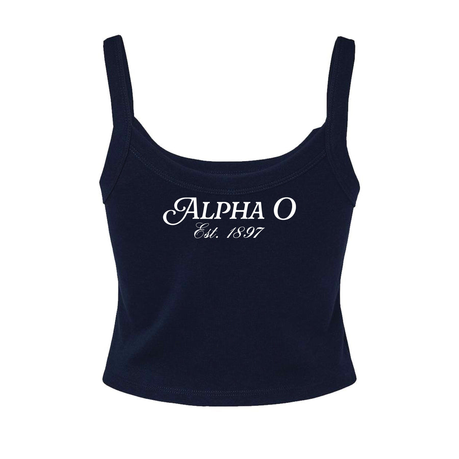 Ali & Ariel Winter Wonderland Tank Top Alpha Omicron Pi / XS