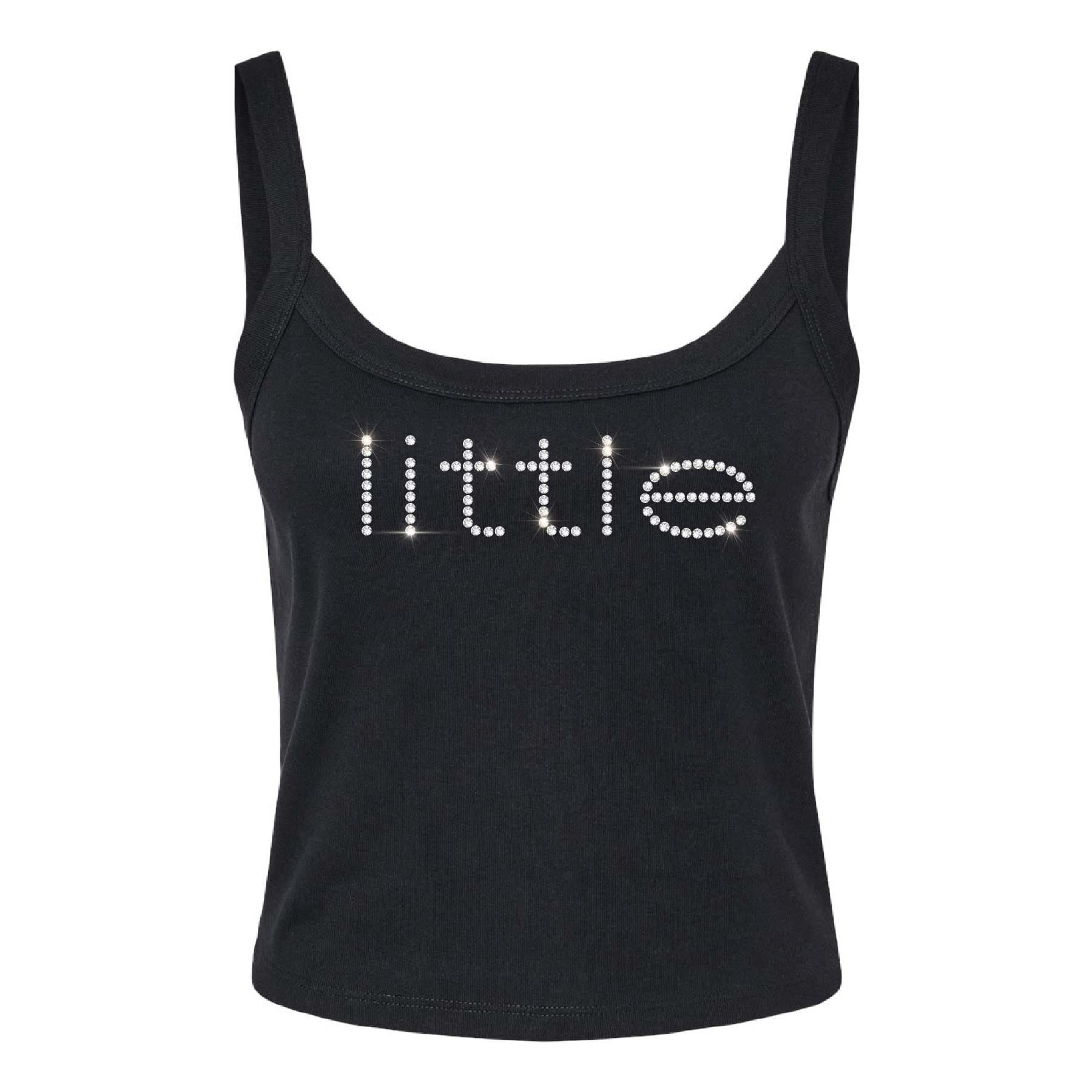 Ali & Ariel Y2K Faux Rhinestone Fam Little / XS