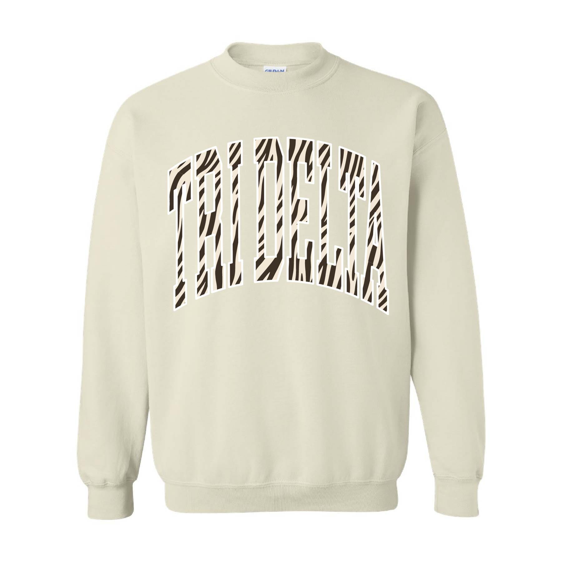 Ali & Ariel Zebra Crewneck Delta Delta Delta / Medium