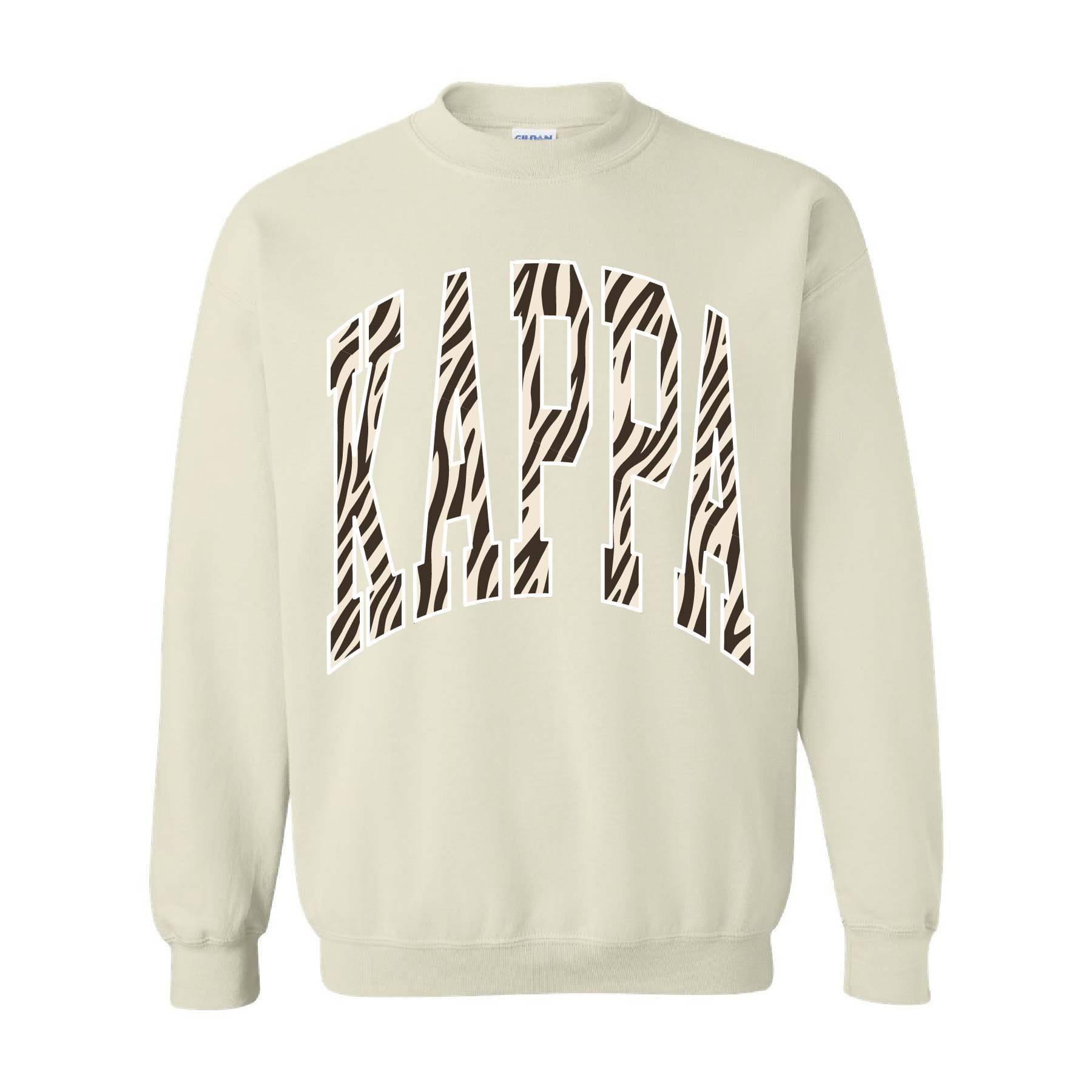 Ali & Ariel Zebra Crewneck Kappa Kappa Gamma / Medium