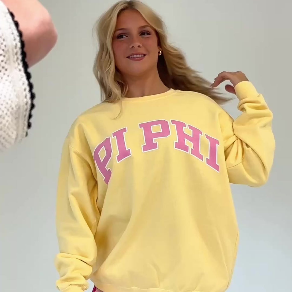 Butter Comfort Colors Collegiate Crewneck