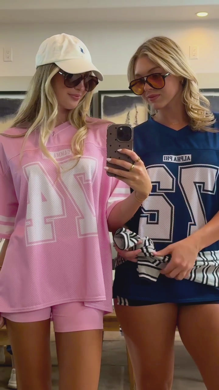 Pink Football Jersey