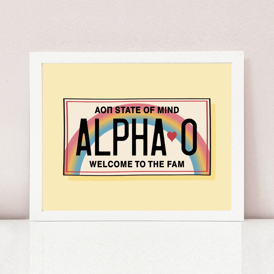 Ali & Ariel Aloha State Of Mind Yellow Art Print