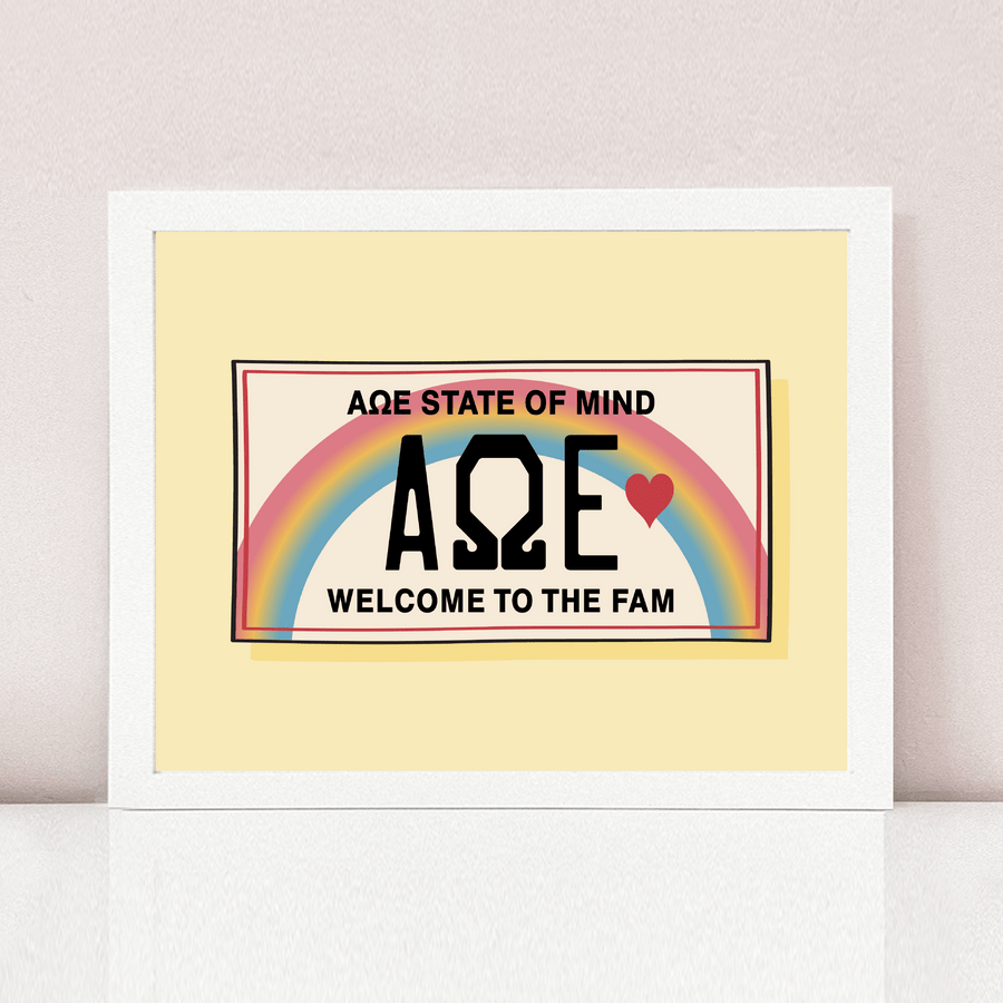 Aloha State Of Mind Yellow Art Print