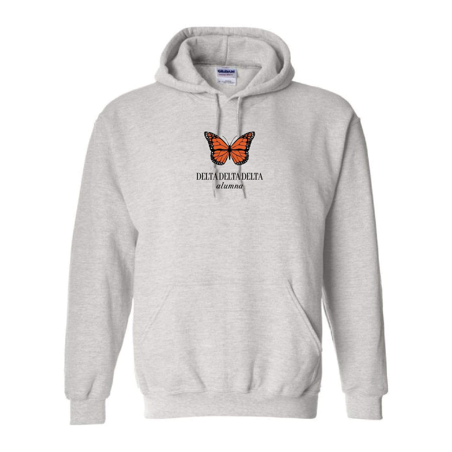 Alumna Embroidered Butterfly Hoodie <br> (sororities A-D)