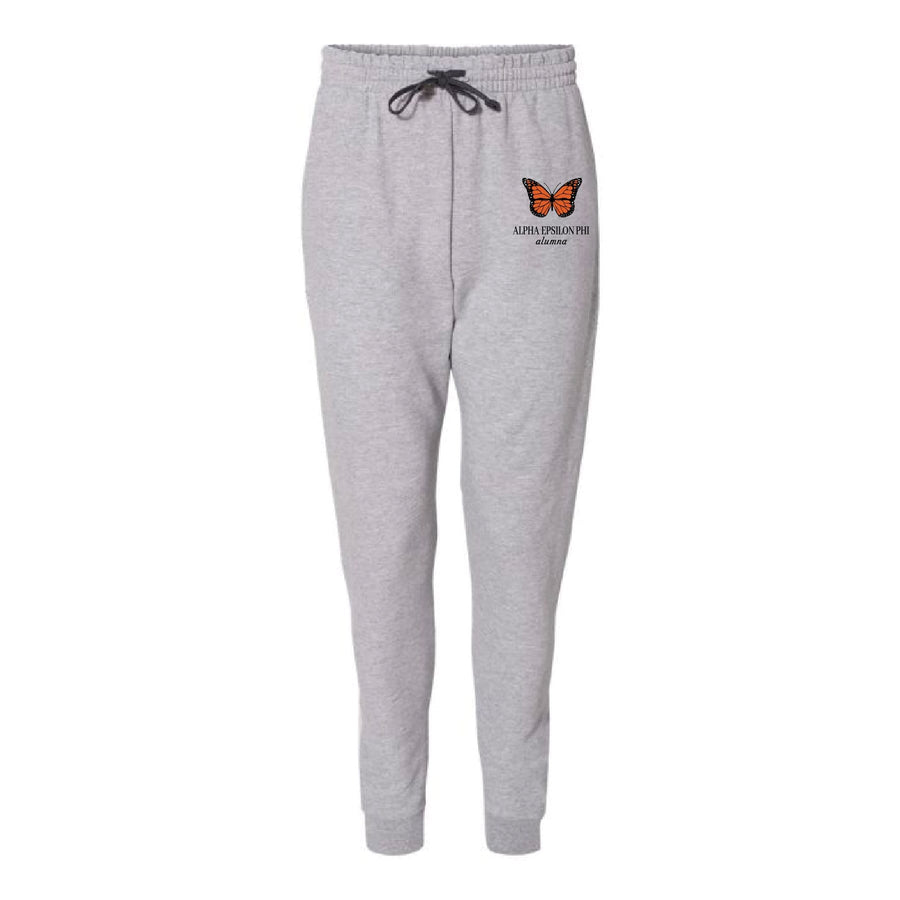 Alumna Embroidered Butterfly Joggers <br> (sororities A-D)
