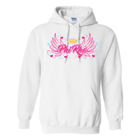 Butterfly Kisses Hoodie / White Sorority Butterfly Hoodie / 