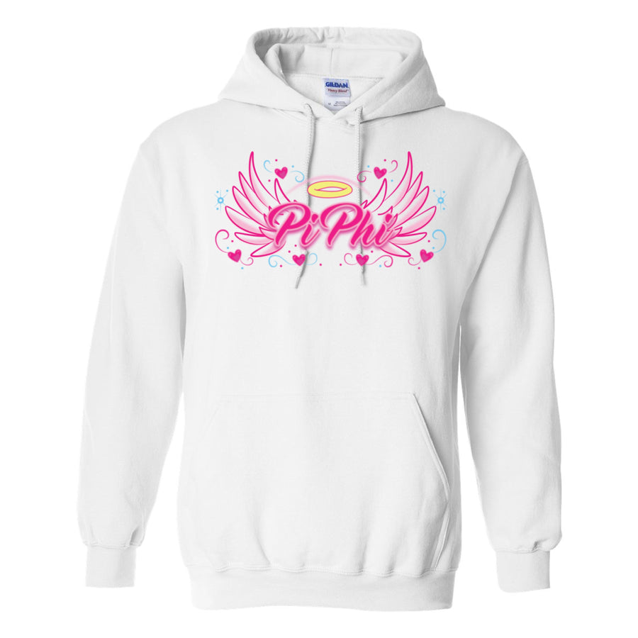 Ali & Ariel Angel Airbrush Hoodie (sororities G-Z)
