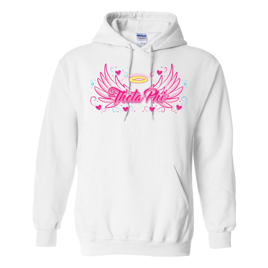 Ali & Ariel Angel Airbrush Hoodie (sororities G-Z)