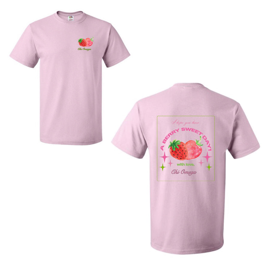 Ali & Ariel Berry Sweet Tee <br> (sororities A-D) Chi Omega / Medium