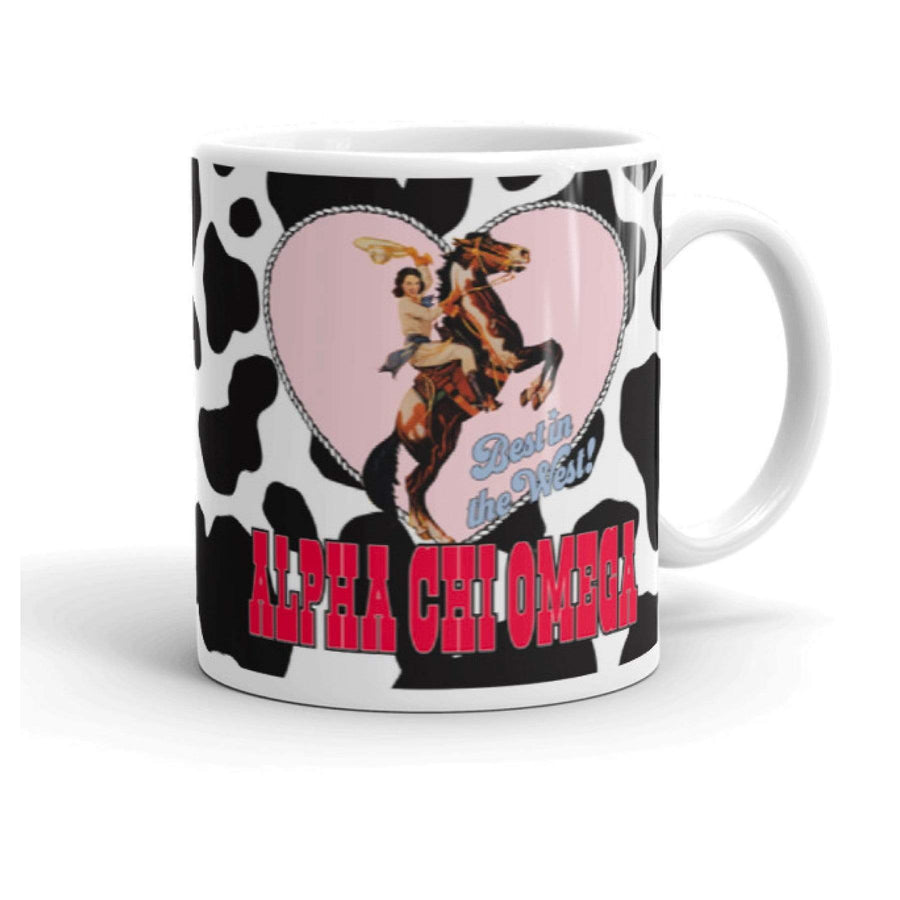 Ali & Ariel Best In The West Mug (available for all organizations!) Alpha Chi Omega / 11 oz