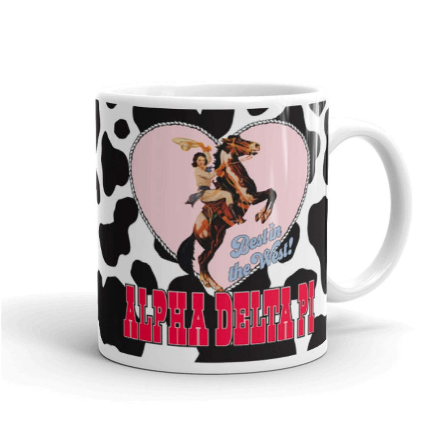 Ali & Ariel Best In The West Mug (available for all organizations!) Alpha Delta Pi / 11 oz