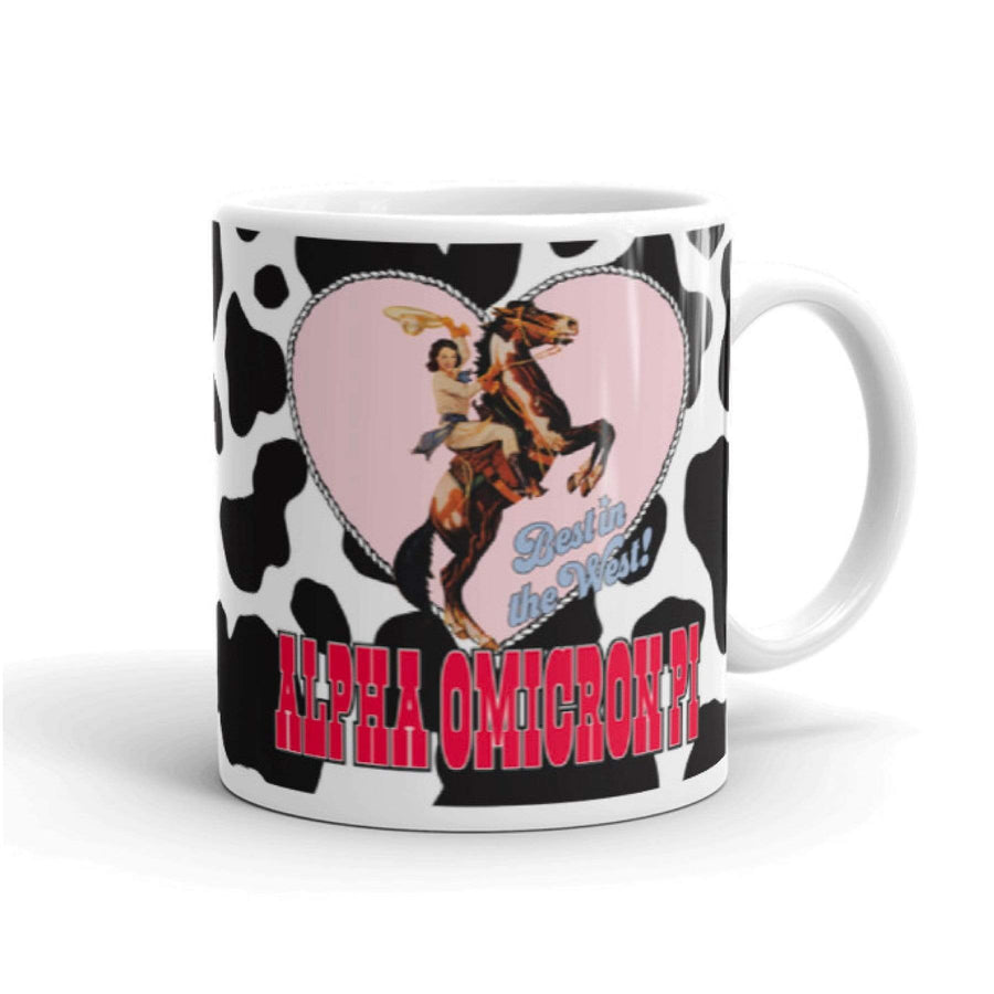 Ali & Ariel Best In The West Mug (available for all organizations!) Alpha Omicron Pi / 11 oz